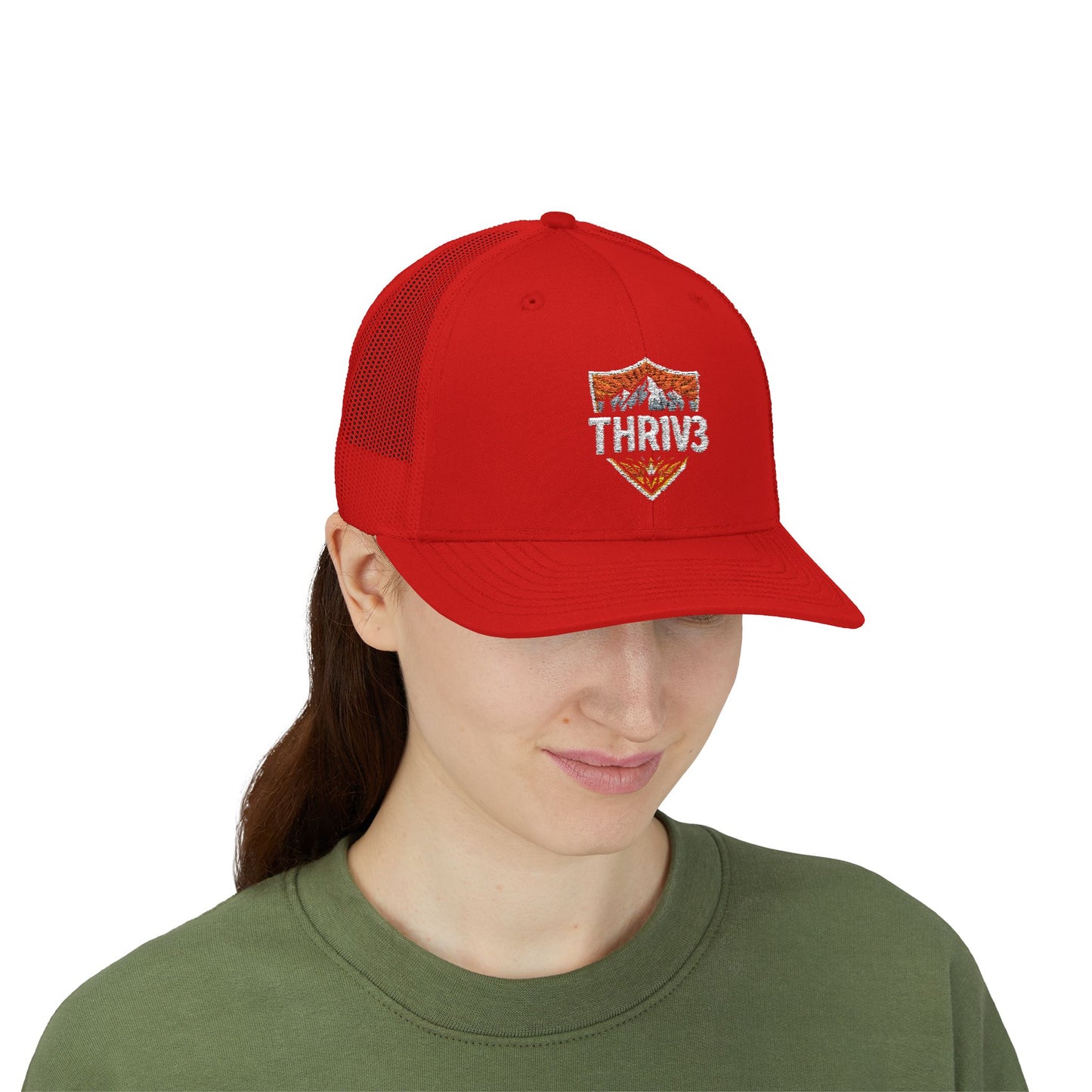 Snapback Cap THR1V3 Collective Mountaineer Outdoors Official Wildlife Logo