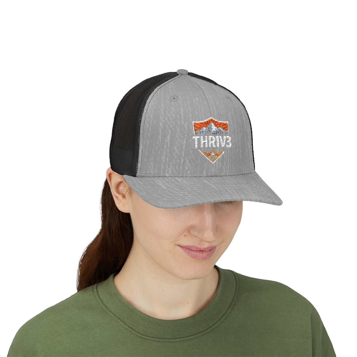 Snapback Cap THR1V3 Collective Mountaineer Outdoors Official Wildlife Logo