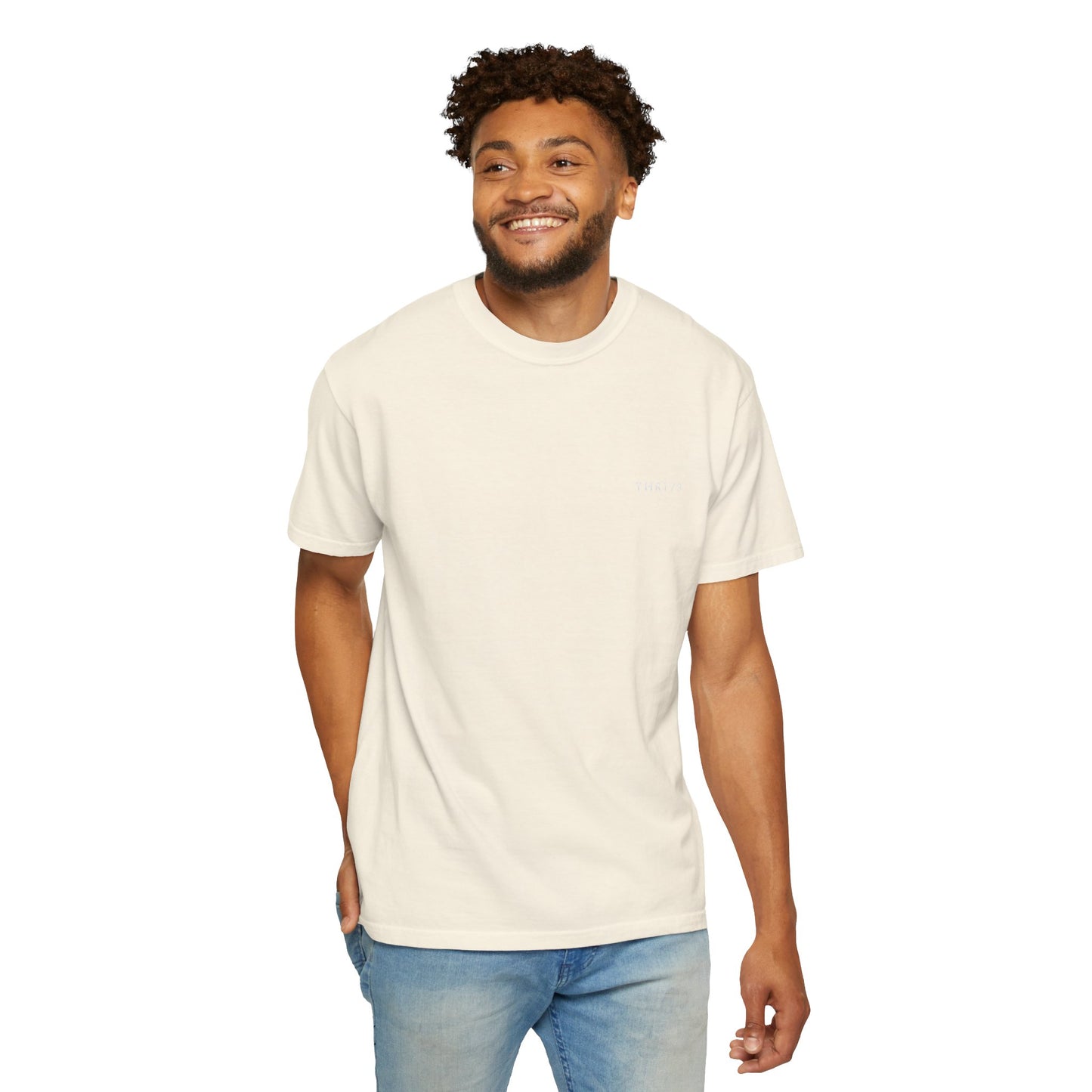 Motivational Garment-Dyed T-shirt - Emphasizing Value of Time