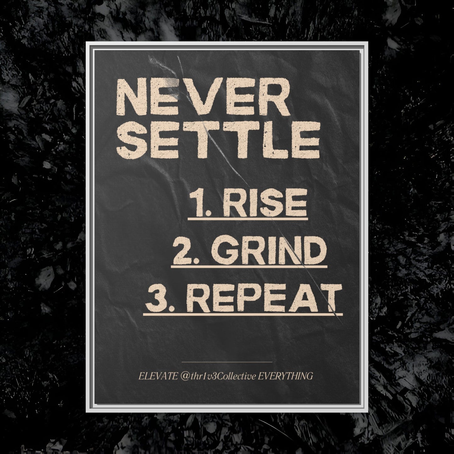 Canvas Print Motivational Inspire Dedication