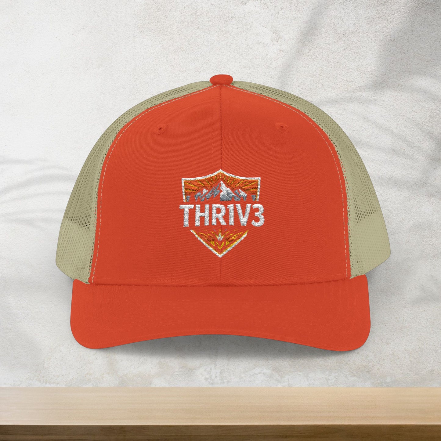 Snapback Cap THR1V3 Collective Mountaineer Outdoors Official Wildlife Logo