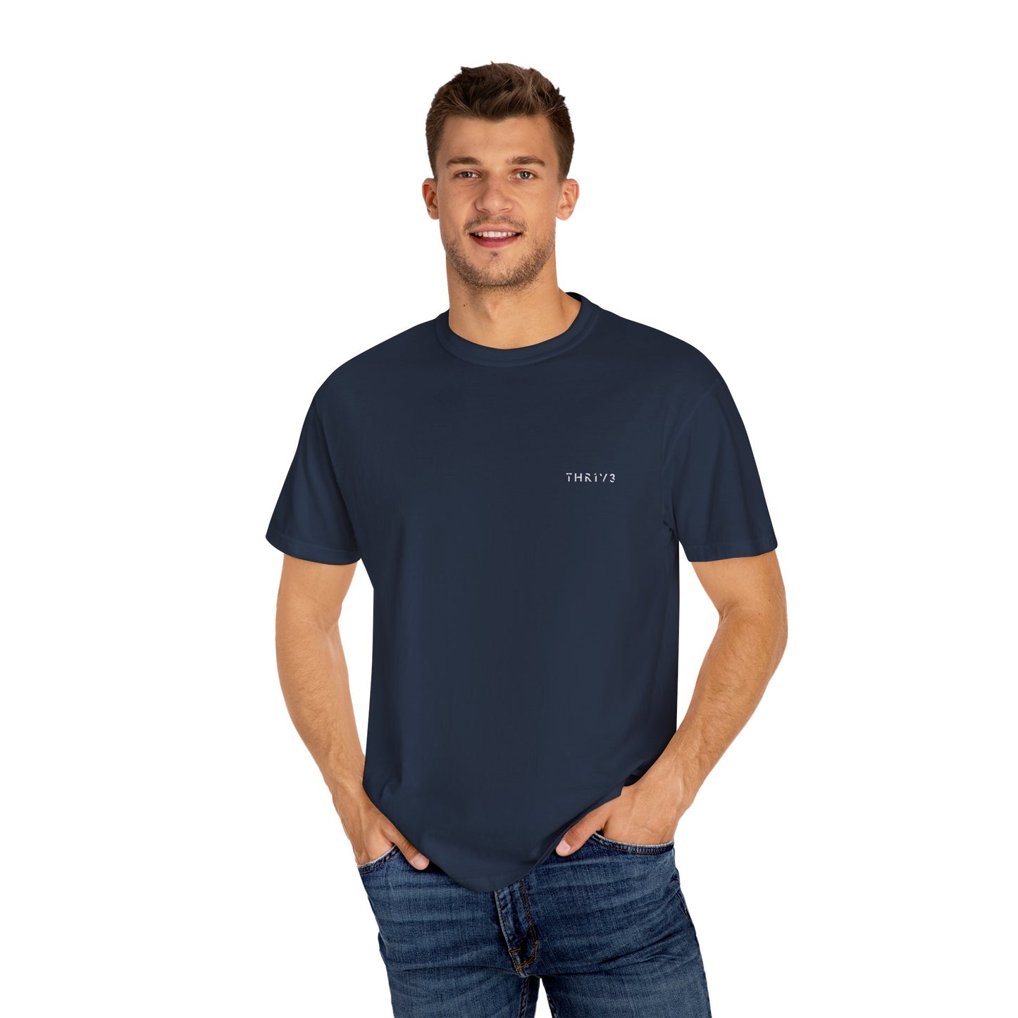 Motivational Garment-Dyed T-shirt - Emphasizing Value of Time