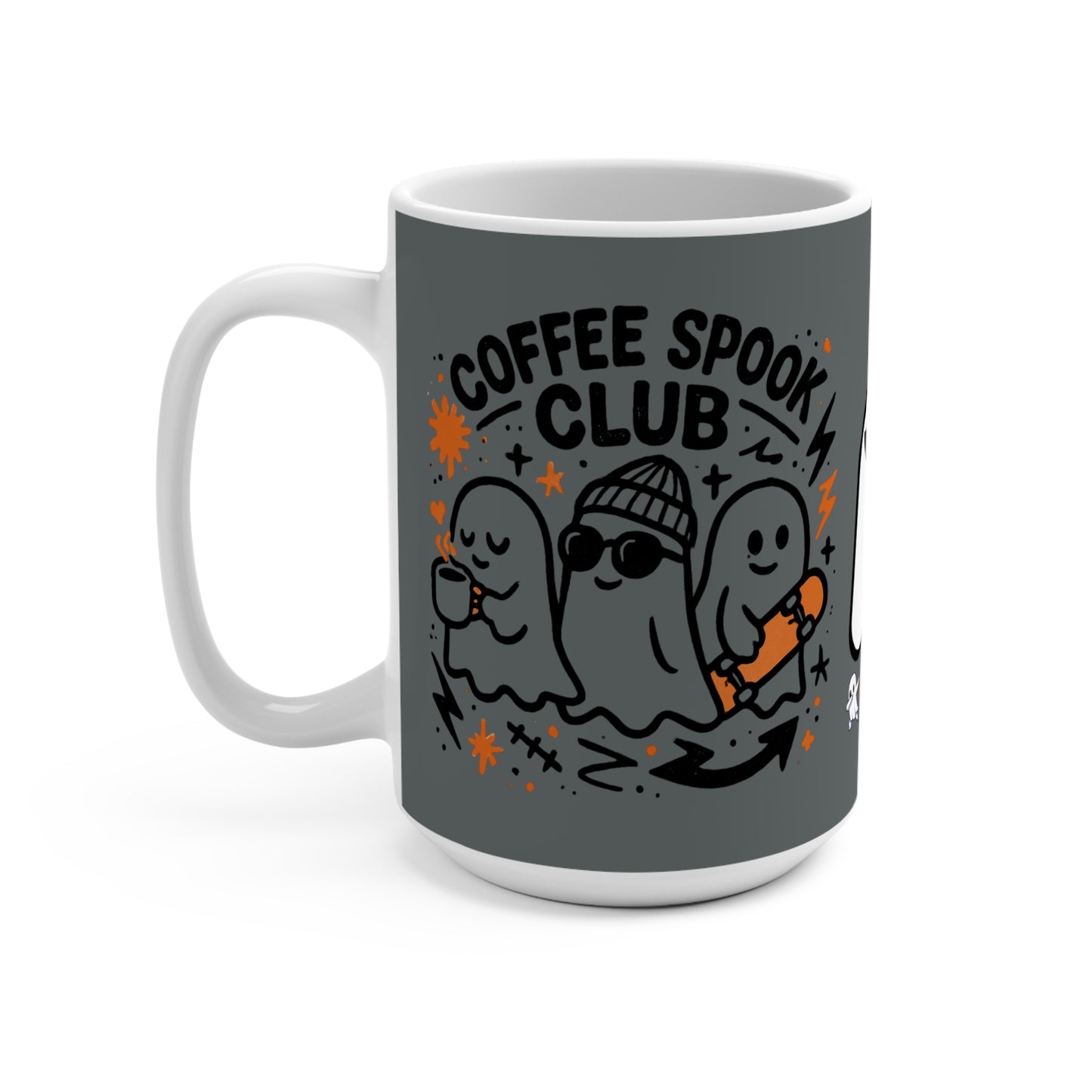 Spooky Ghost Coffee Mug | Halloween Mug | Gift for Ghost Lovers | Fun Kitchenware | Fall Decor | Cute Coffee Cup