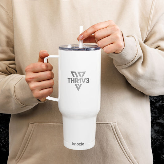 Insulated Tumbler, Engraved THR1V3 Sharp Logo, 40oz