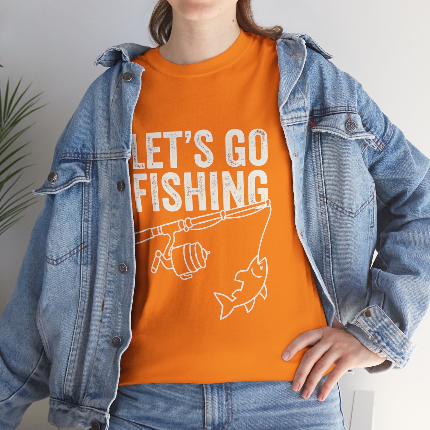 Fishing T-Shirt – "Let's Go Fishing" & "WTF (Where's The Fish)" Graphic Tee for Anglers