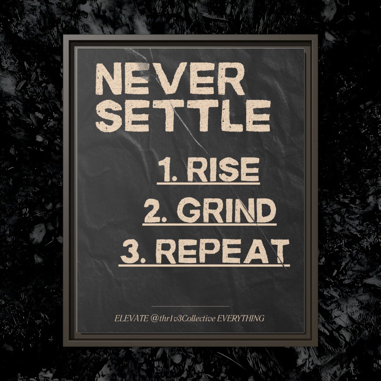 Canvas Print Motivational Inspire Dedication
