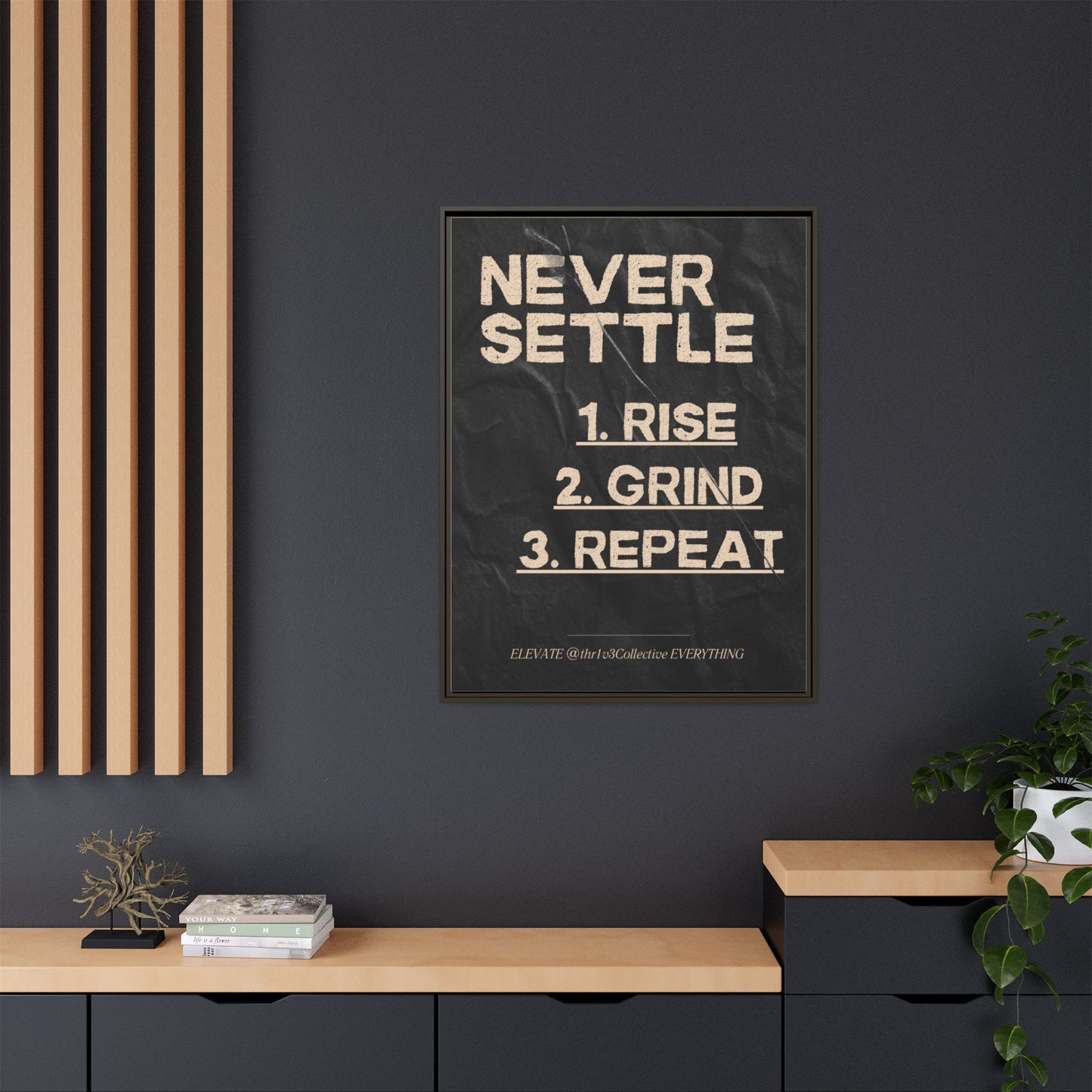 Canvas Print Motivational Inspire Dedication