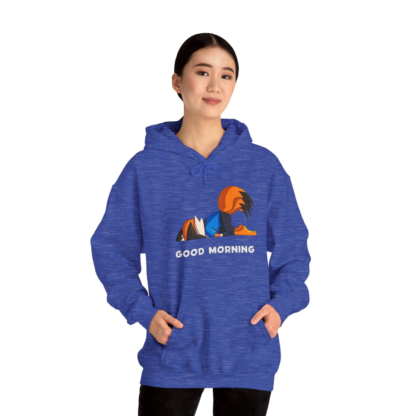 Good Mornings Cartoon Hoodie - Unisex Heavy Blend™ Sweatshirt