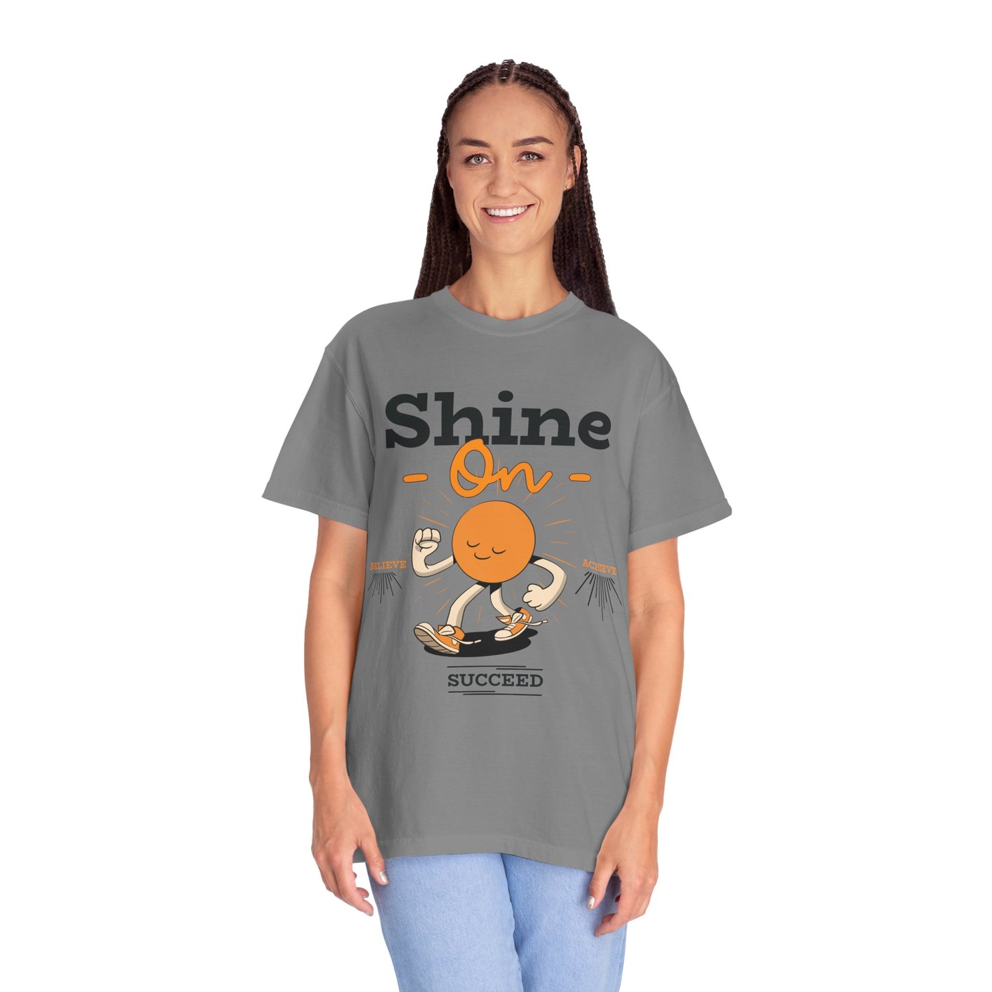 Shine On Unisex T-Shirt, Motivational Tee, Gift for Everyone, Casual Wear, Positive Vibes, Everyday Inspiration