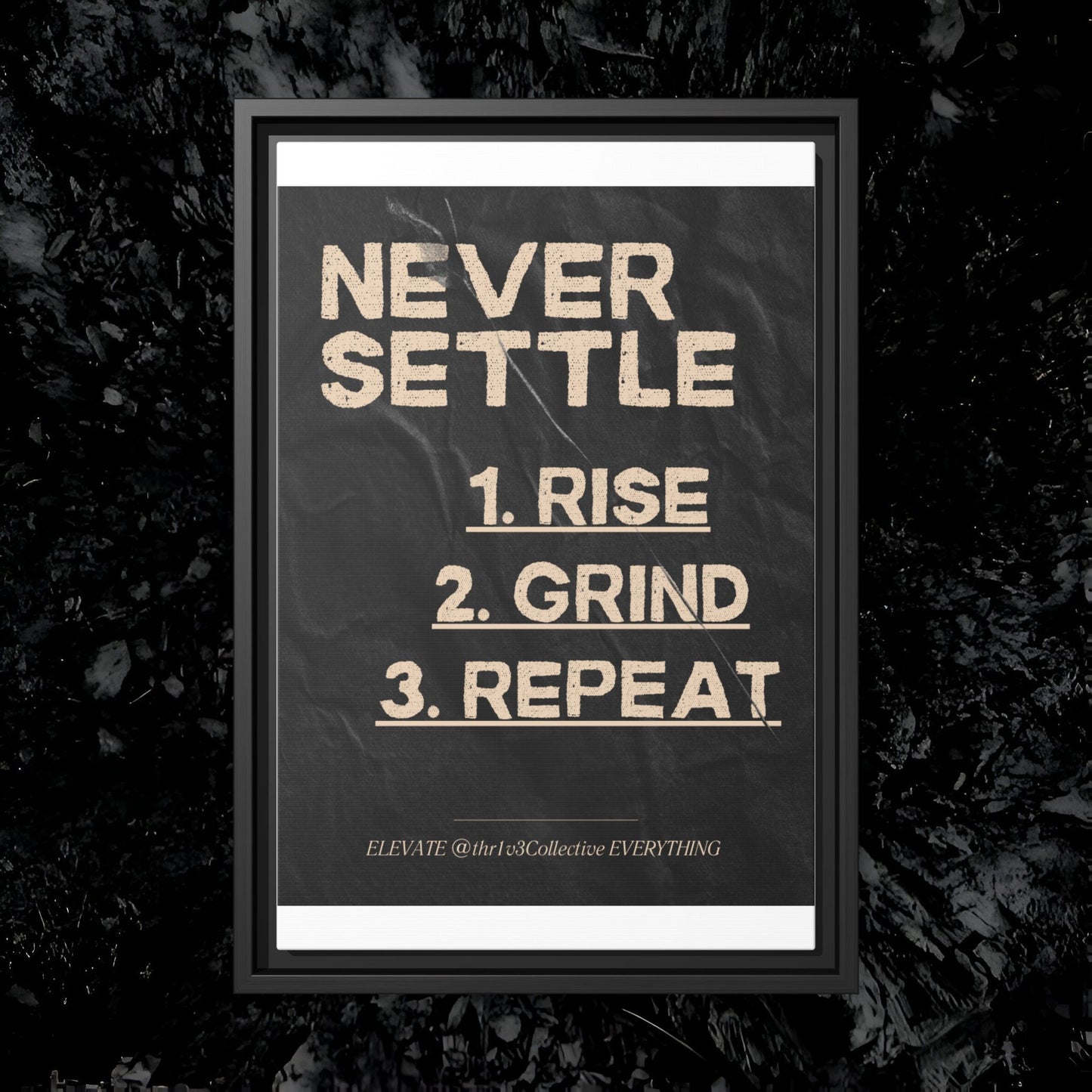 Canvas Print Motivational Inspire Dedication
