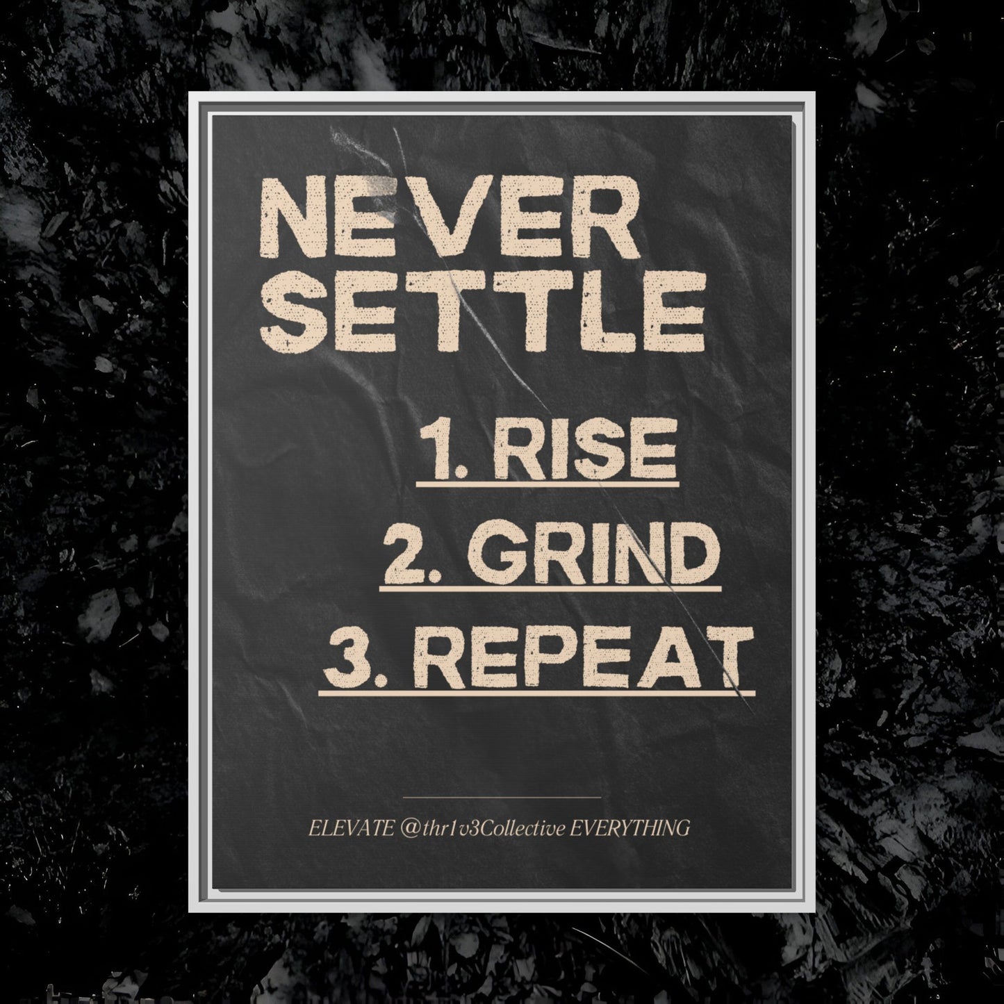 Canvas Print Motivational Inspire Dedication