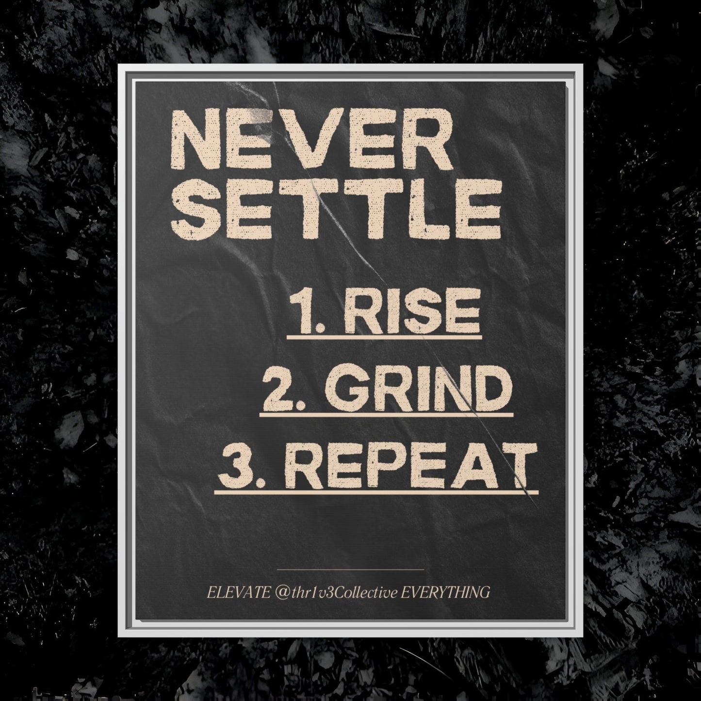Canvas Print Motivational Inspire Dedication