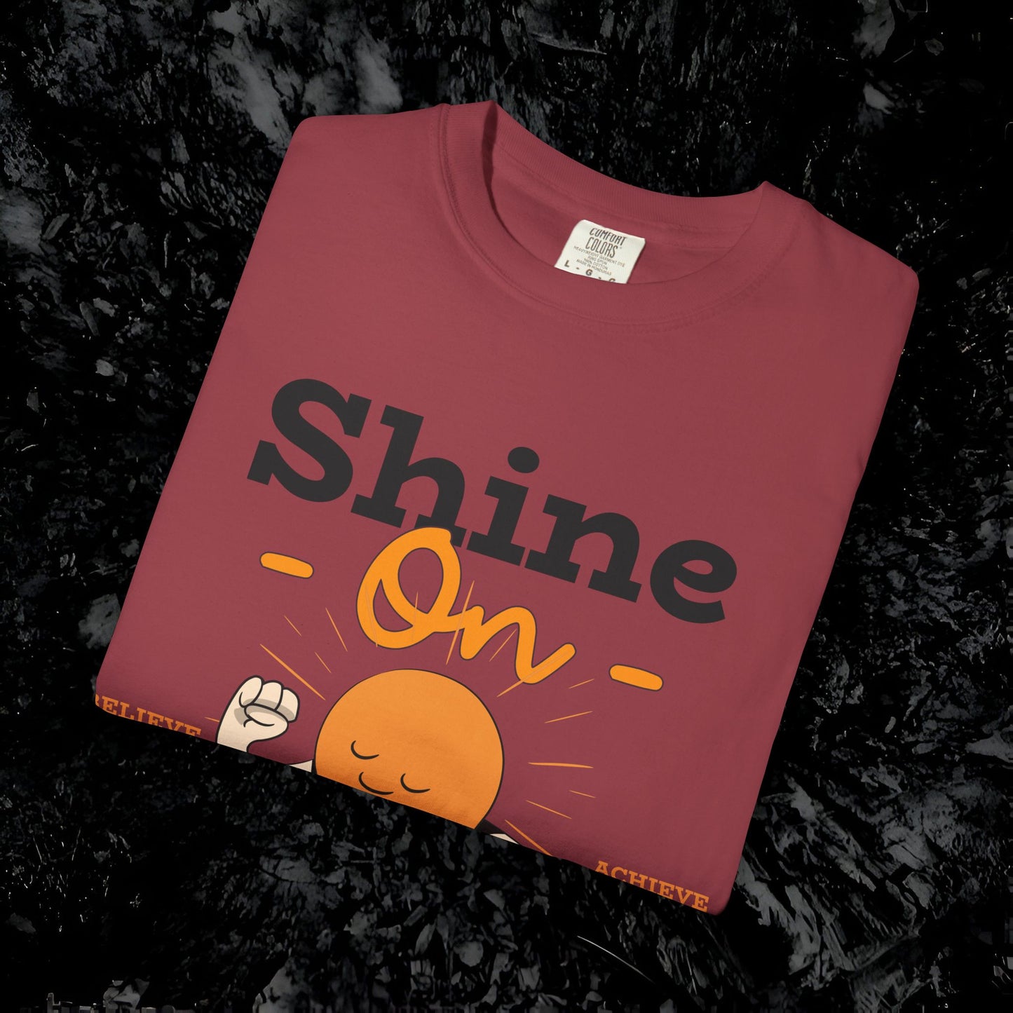 Shine On Unisex T-Shirt, Motivational Tee, Gift for Everyone, Casual Wear, Positive Vibes, Everyday Inspiration