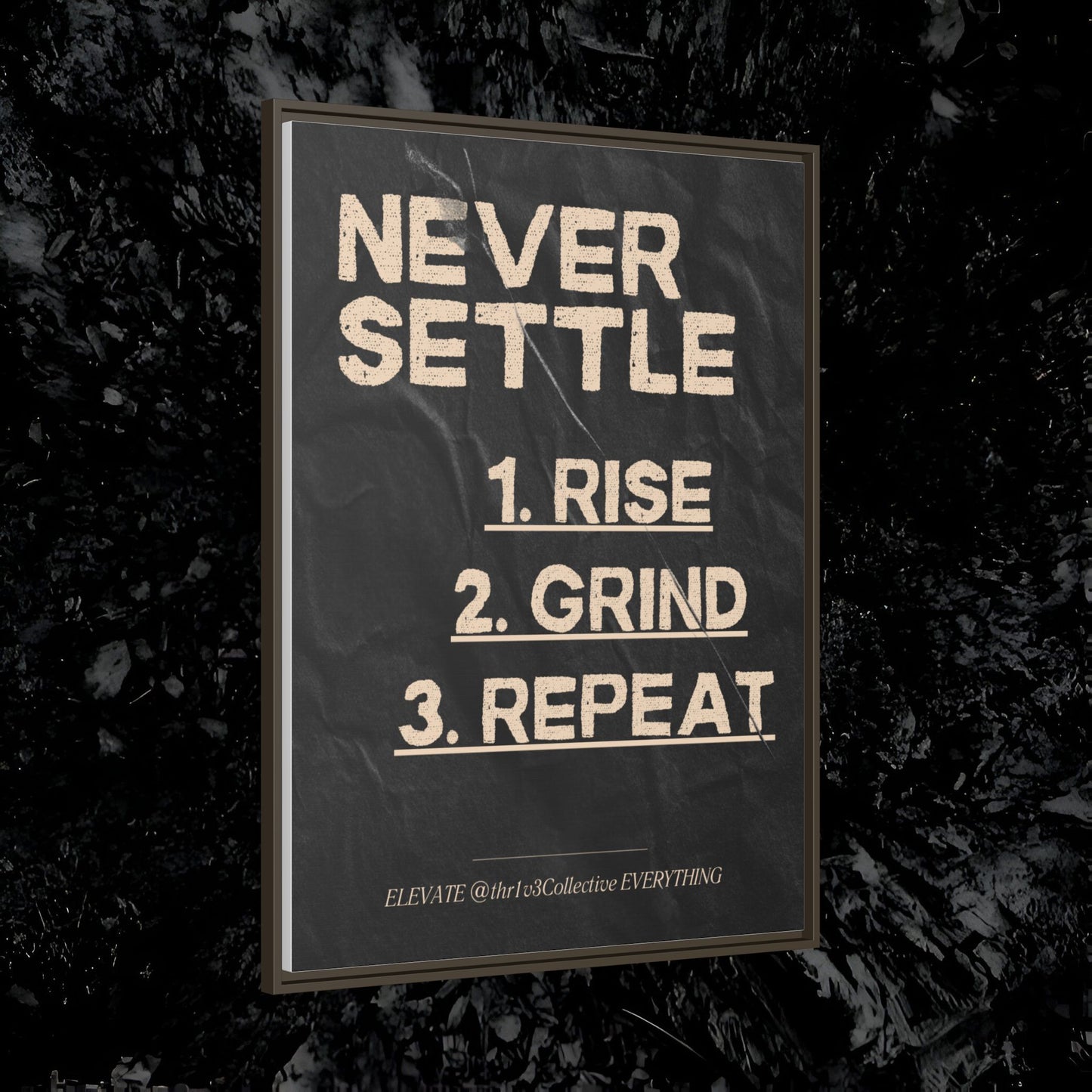 Canvas Print Motivational Inspire Dedication