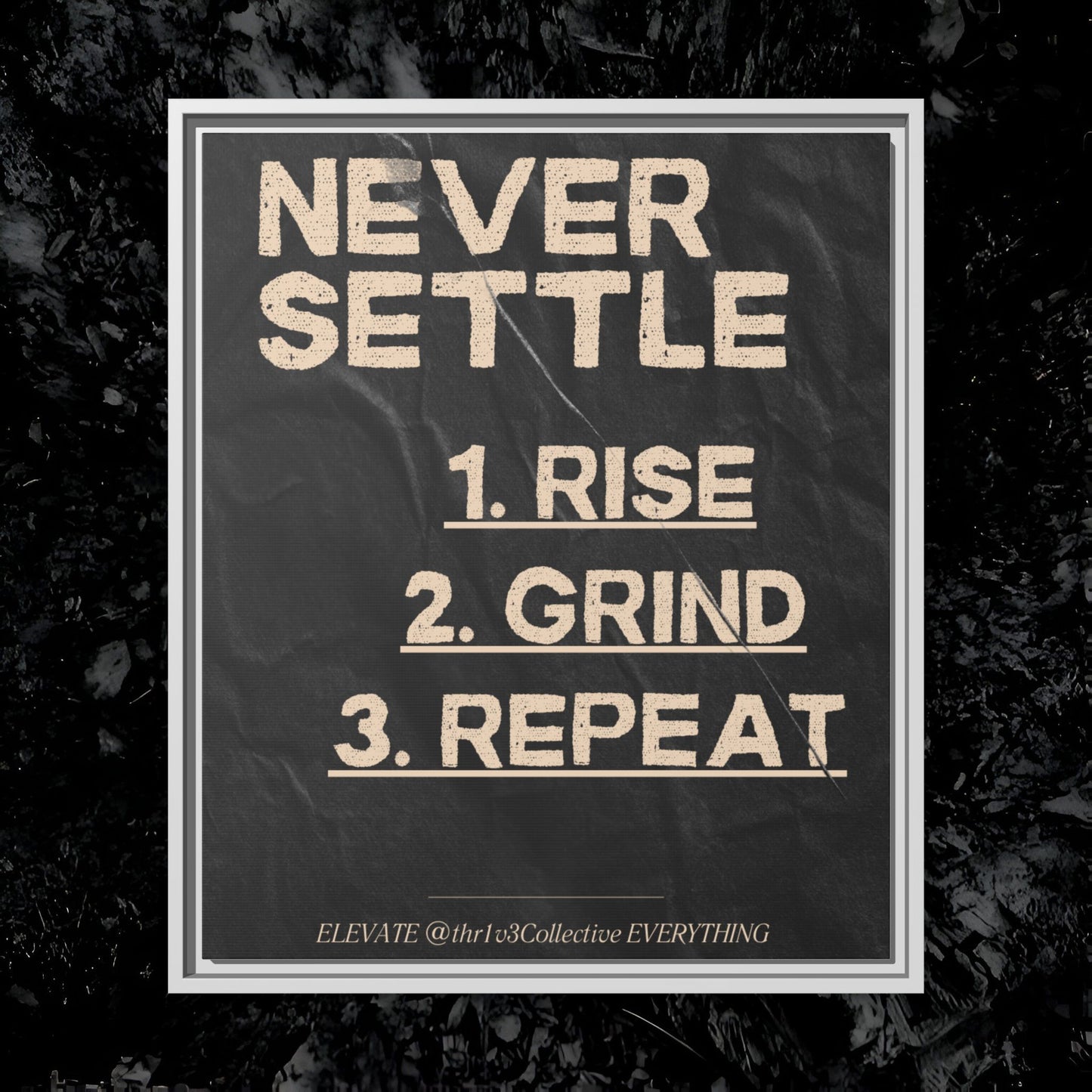 Canvas Print Motivational Inspire Dedication