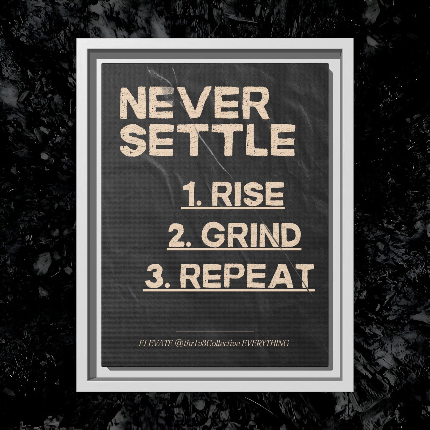 Canvas Print Motivational Inspire Dedication