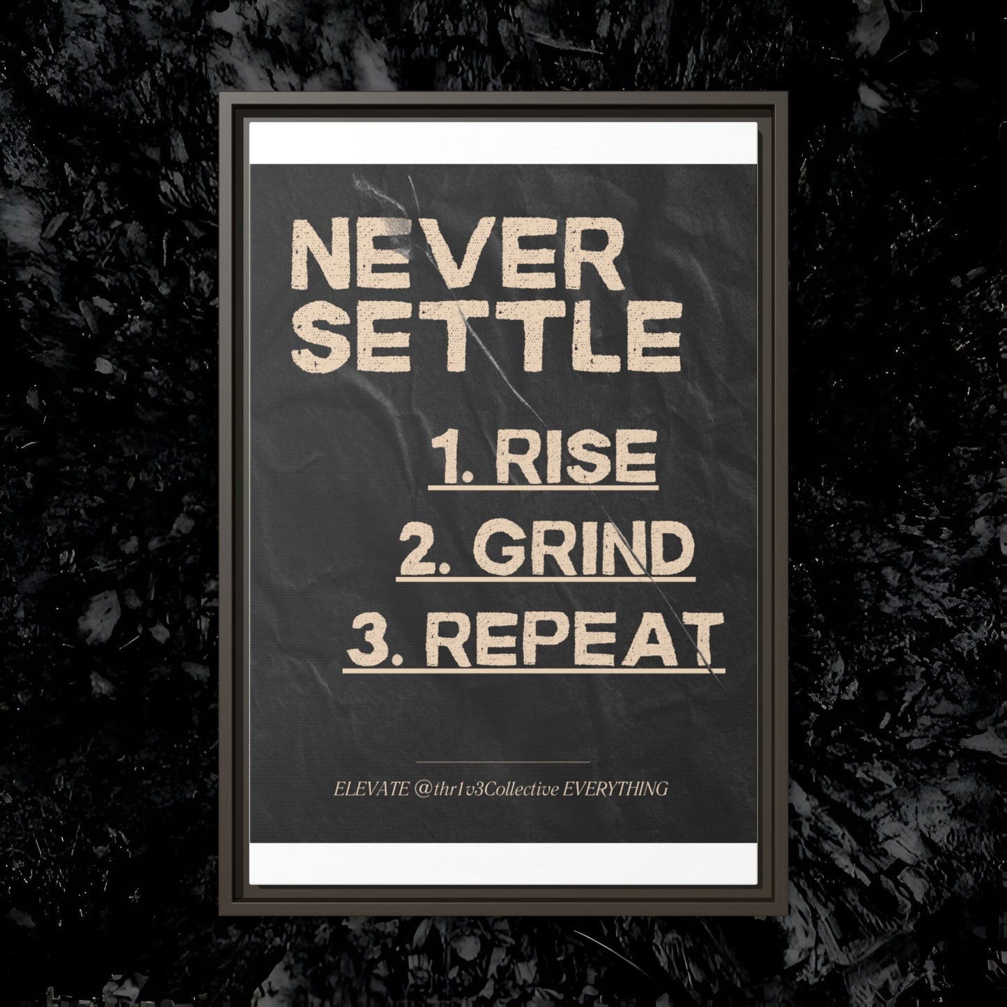 Canvas Print Motivational Inspire Dedication