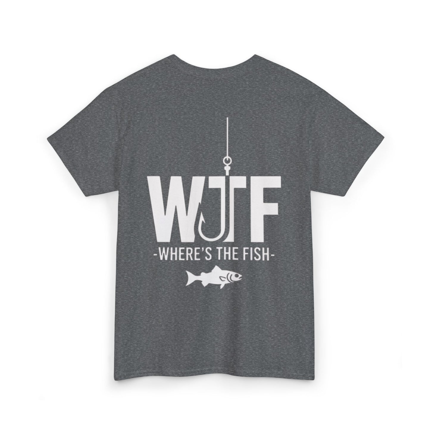 Fishing T-Shirt – "Let's Go Fishing" & "WTF (Where's The Fish)" Graphic Tee for Anglers