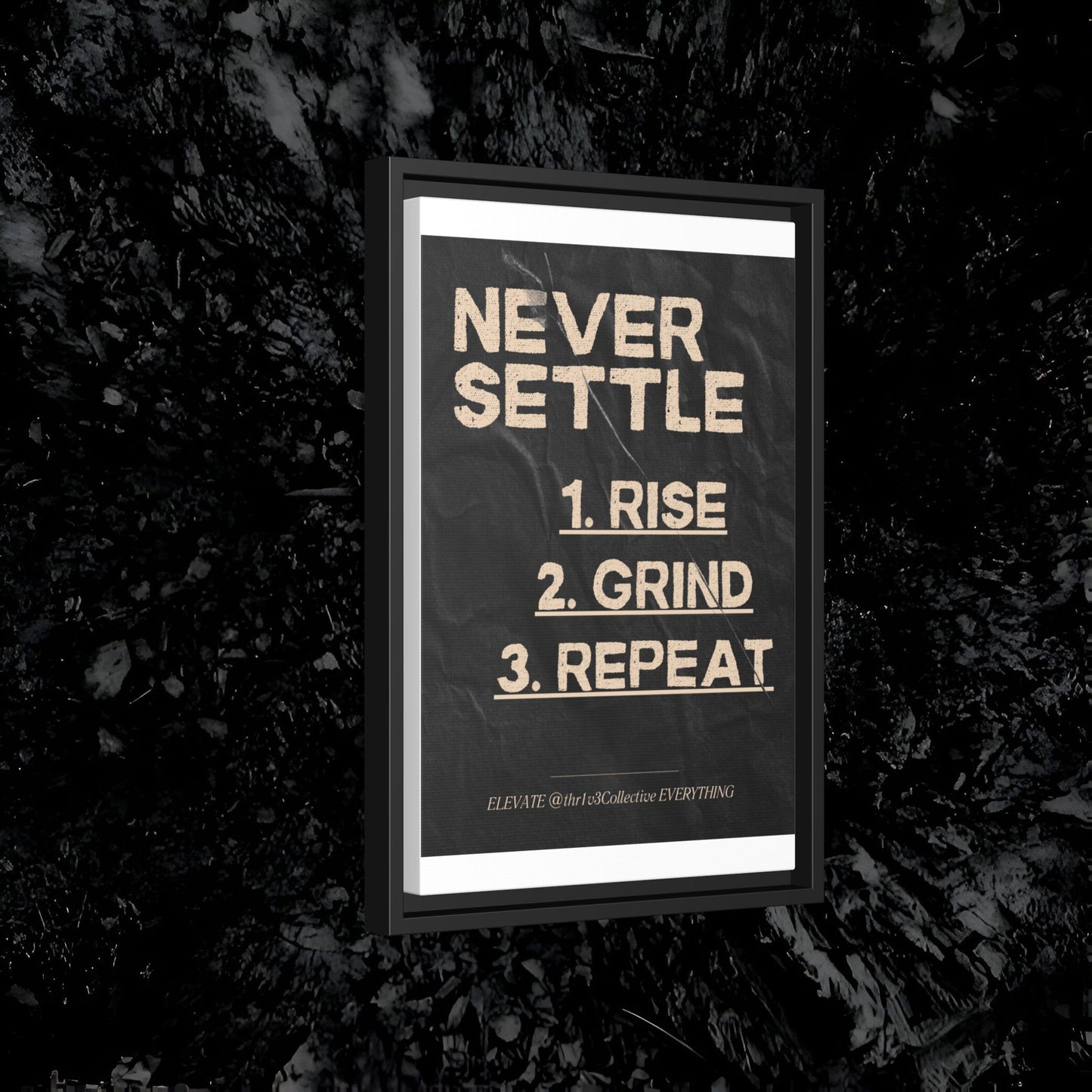 Canvas Print Motivational Inspire Dedication