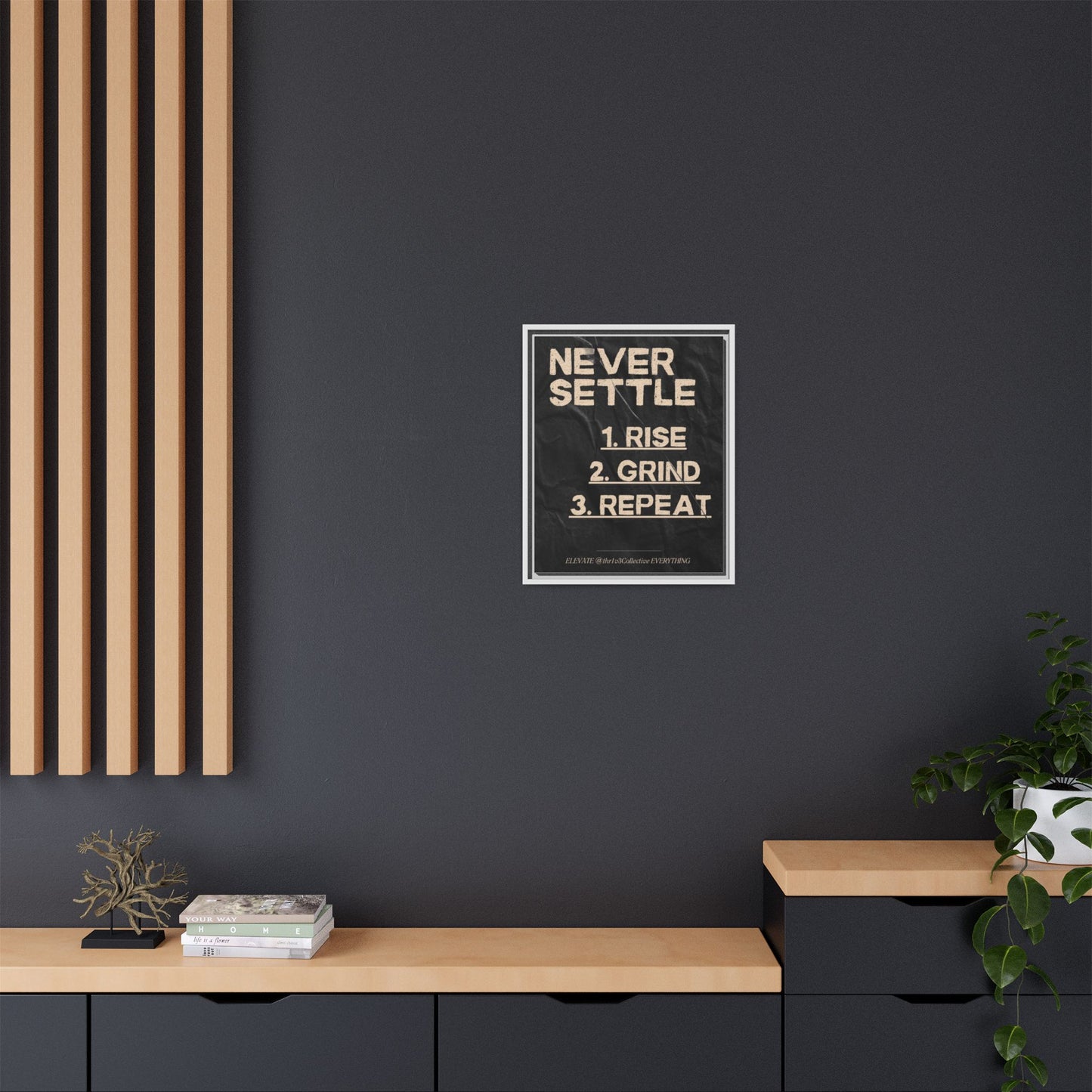 Canvas Print Motivational Inspire Dedication