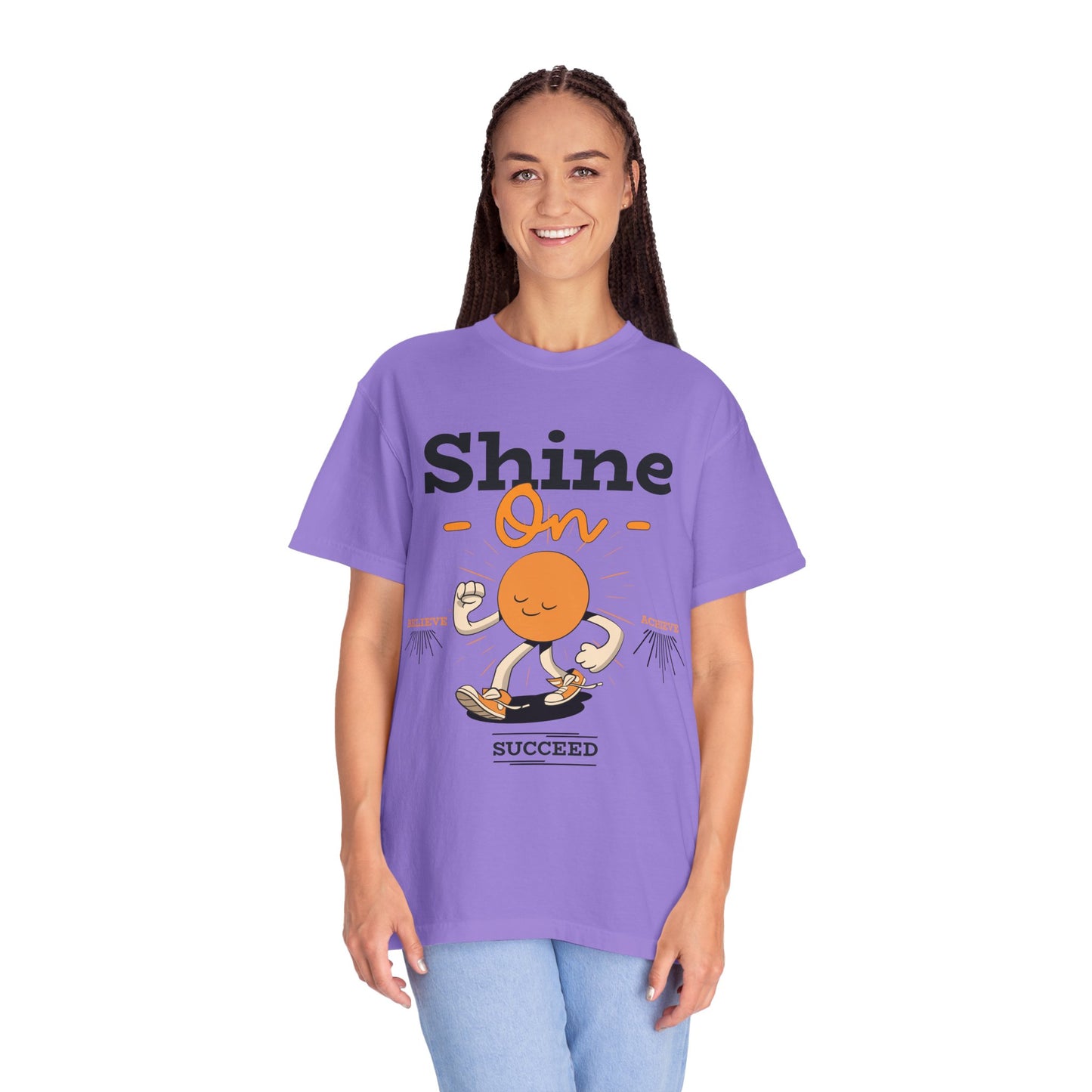 Shine On Unisex T-Shirt, Motivational Tee, Gift for Everyone, Casual Wear, Positive Vibes, Everyday Inspiration